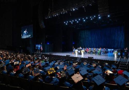 Anna Pedford Will Cross This Stage During Commencement Ceremonies at Texas Trust CU Theater on Dec. 17, 2024