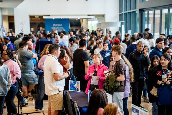 Guests, Students, Staff and Faculty Interact at the 2023 True Blue Open House