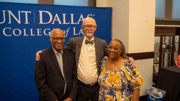 Ernie Higginbotham with Former Law Partner Kevin B. Wiggins and Dr. Paula Diobbs-Wiggins, Longtime Friends Who Attended His Retirement Reception on Friday, June 7, 2024.