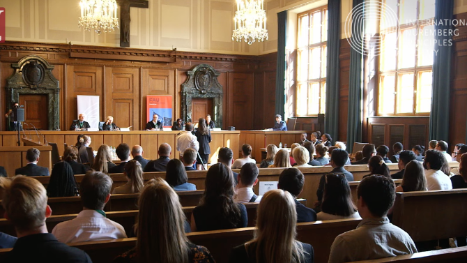 The Historic Courtroom 600 at Nuremberg, Germany, Hosting the 2023 Moot Court Competition