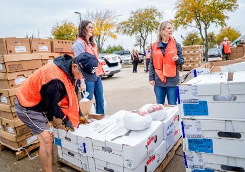 unt dallas thanksgiving food distribution