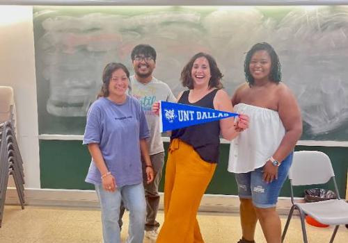 unt dallas study aboard program participant