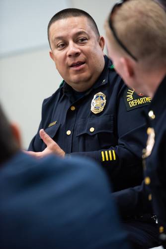 officer in classroom