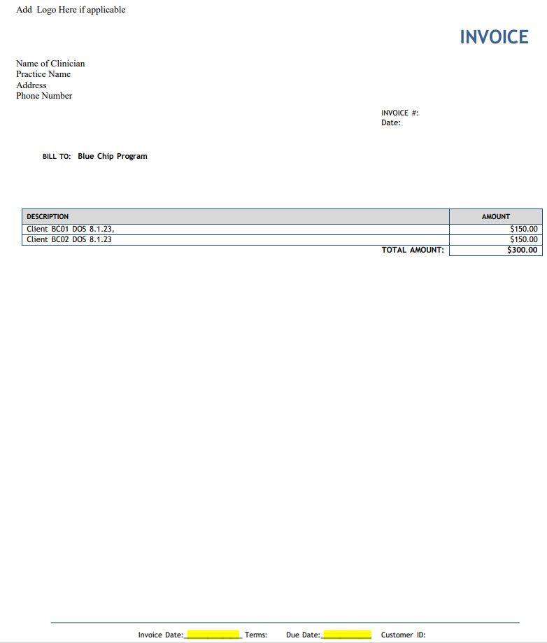 Sample Invoice